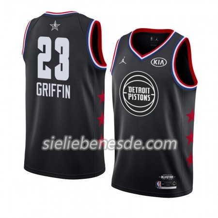 Herren NBA Detroit Pistons Trikot Blake Griffin 23 2019 All-Star Jordan Brand Schwarz Swingman